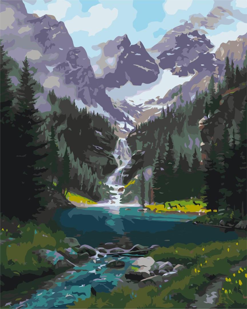 Картина по номерам Brushme Горная прохлада 40х50 см (BS53049)