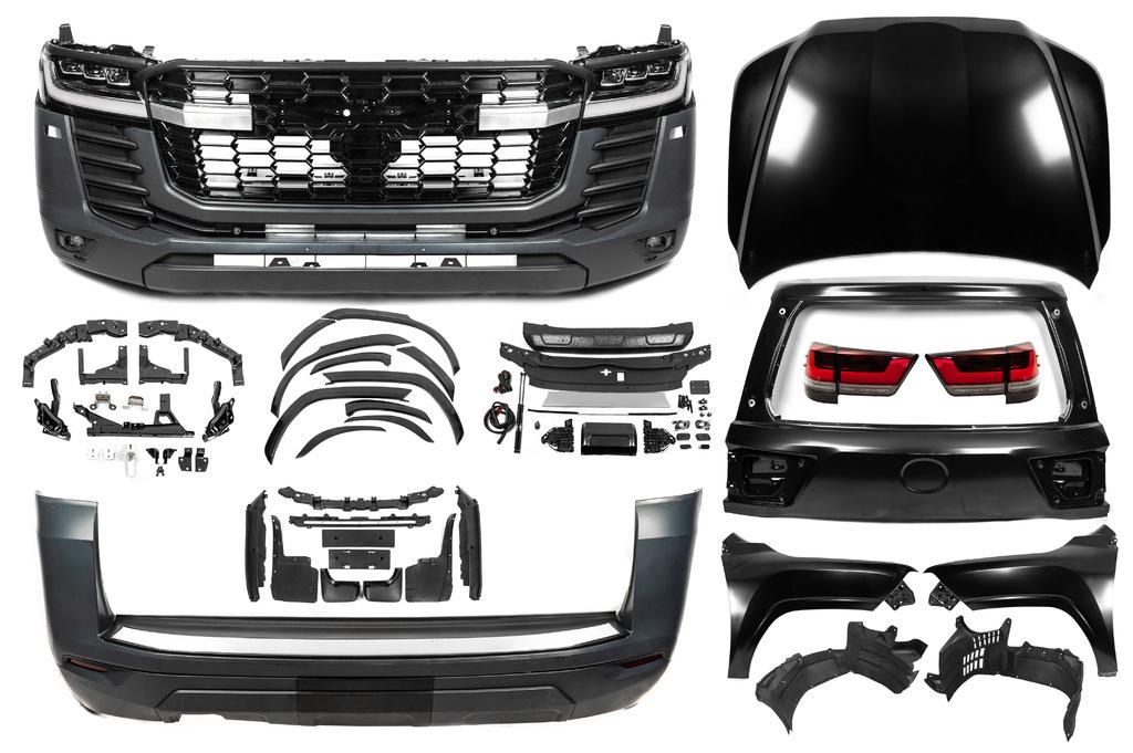 Комплект рестайлинга на LC 300 GR GBT для Toyota Land Cruiser 200 разные материалы Под покраску