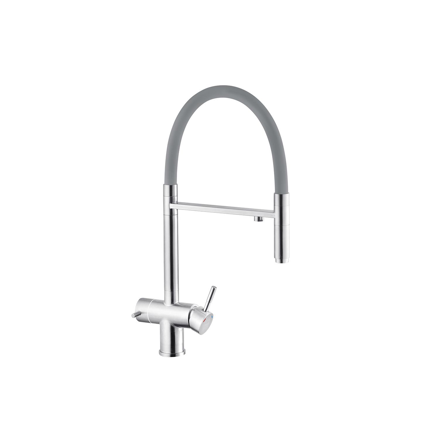 Смеситель-кран для кухни Kroner KRP Edelstahl Klassisch ESG03815GRA (KR27934Y) - фото 3 Смеситель-кран для кухни Kroner KRP Edelstahl Klassisch ESG03815GRA (KR27934Y) - фото 3