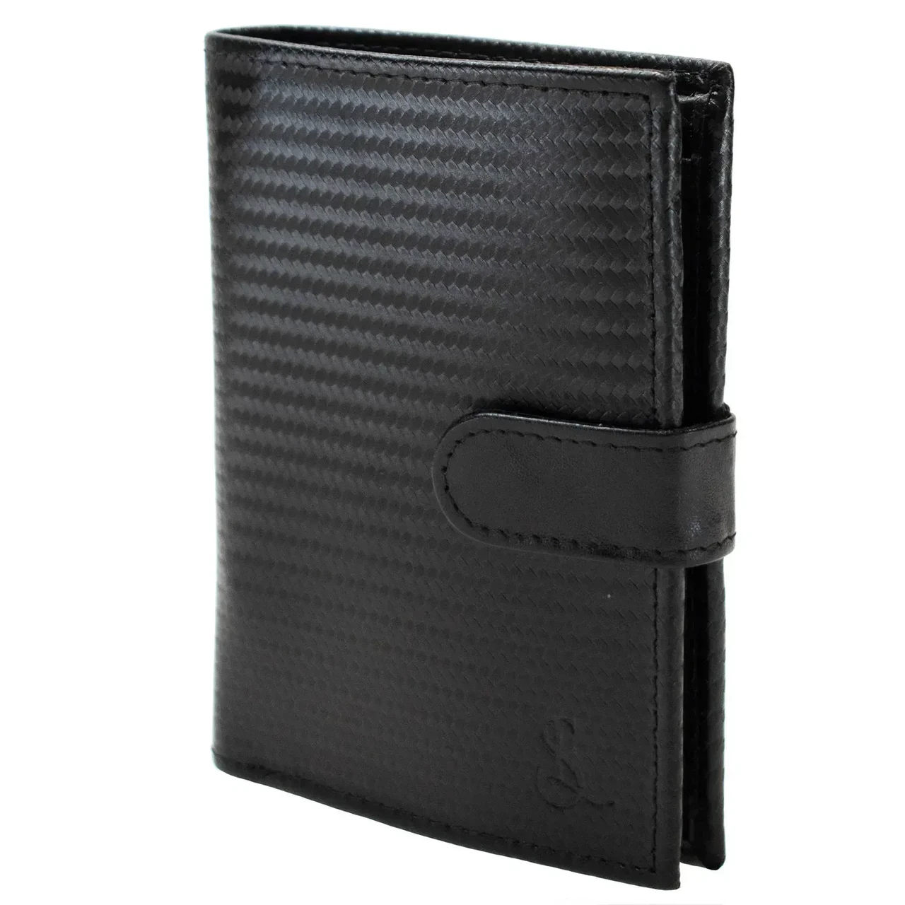 Портмоне мужское кожаное Semi Line P8270-0 RFID на 7 карт в подарочной коробке Черный (DAS303158)