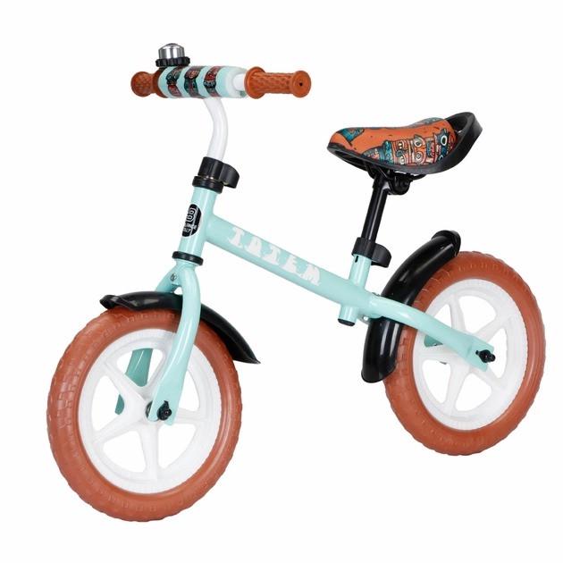 Биговел детский BALANCE TILLY 12 Totem T-212530 на стальной раме 82х61х43 см с регулировкой сидения и руля Бирюзовый (150-7-T-212530 Azure)