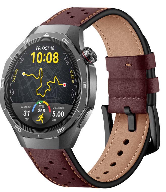 Ремінець шкіряний Classico для Huawei Watch GT 5/GT 5 Pro 46 мм Brown (38645-30)