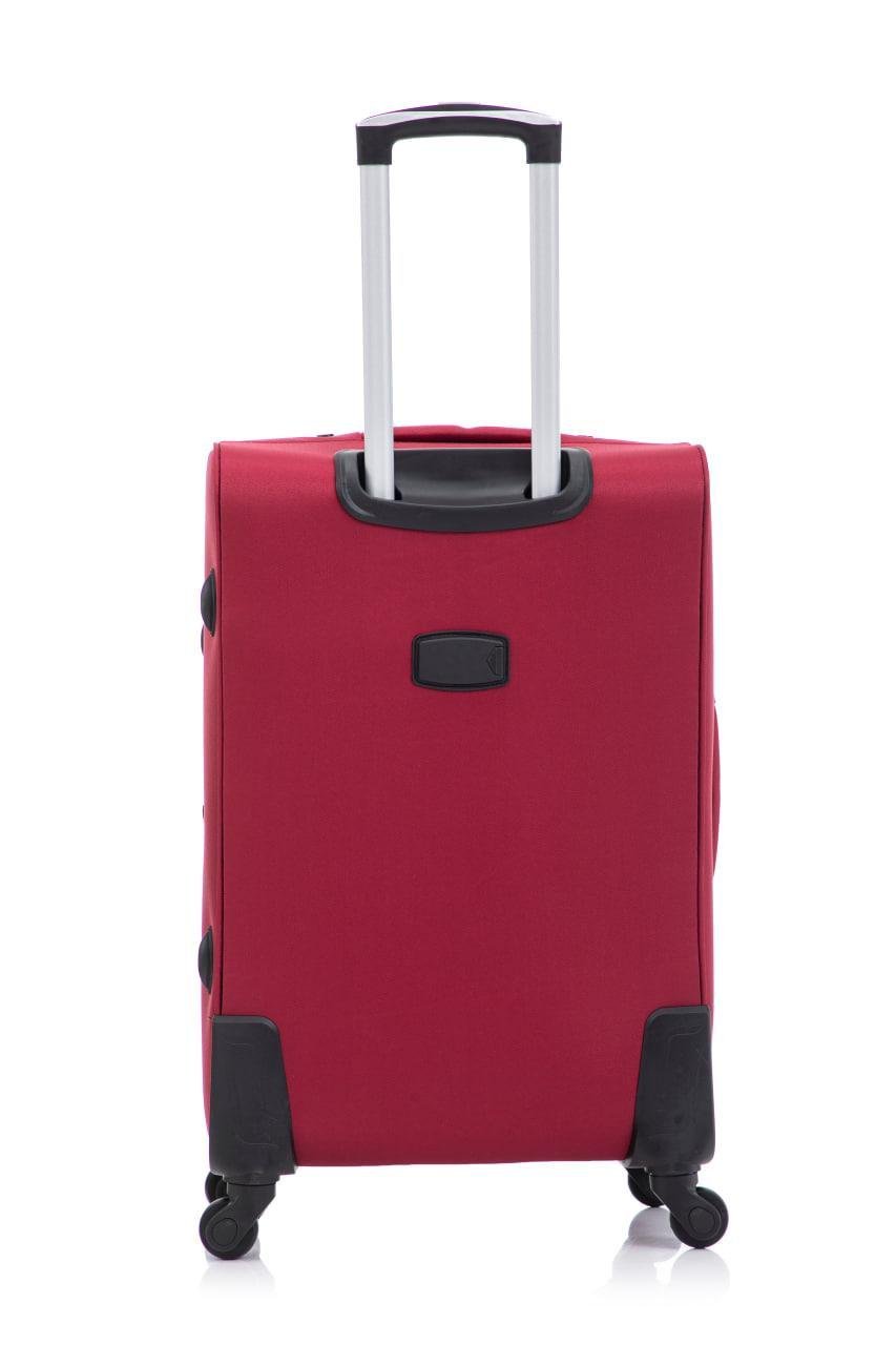 Чемодан Bonro Tourist 4 колеса невеликий Вишневий (2182) - фото 3