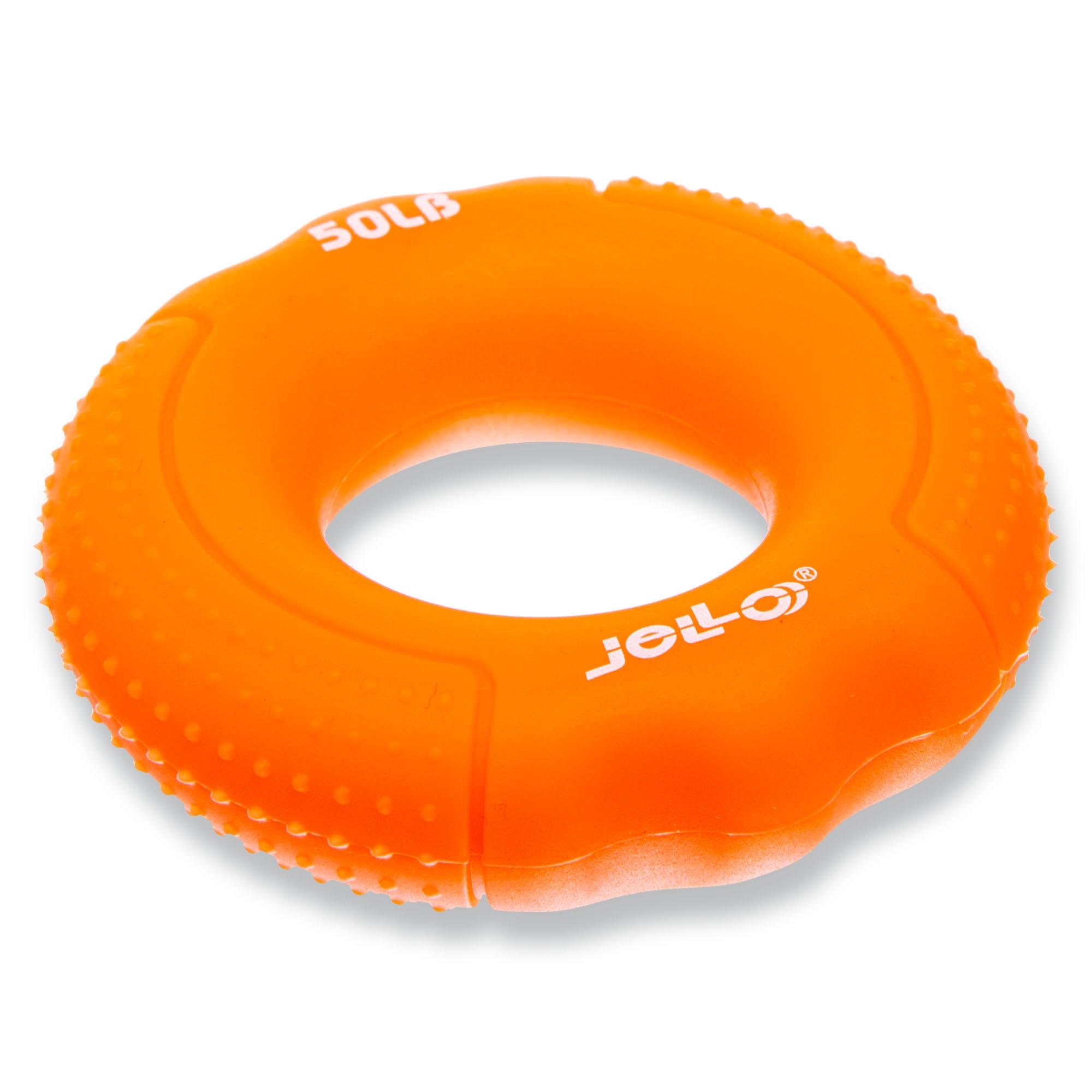 Эспандер кистевое кольцо Jello FI-1788 1 шт. 50LB Оранжевый - фото 1