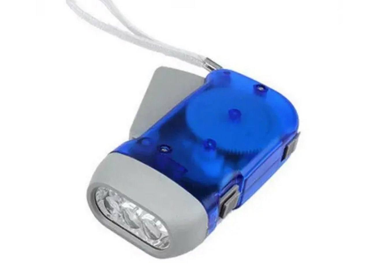 Ліхтарик ручний натискний 3 LED самозаряджається (2512789373)