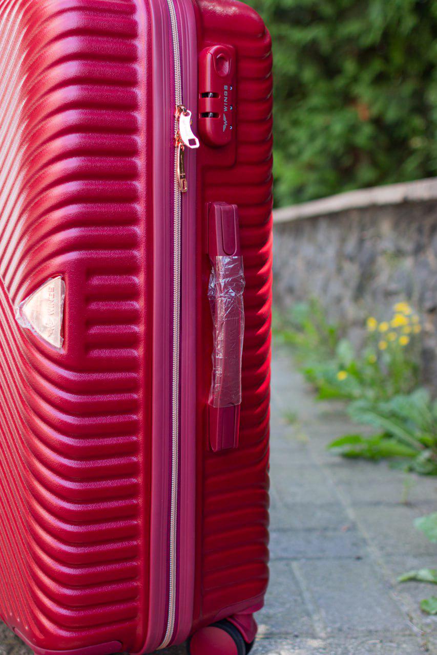 Чемодан пластиковый Wings WN-01 S Красный (11881148) - фото 2 Чемодан пластиковый Wings WN-01 S Красный (11881148) - фото 2