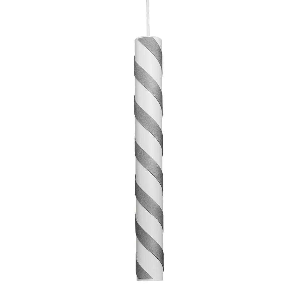 Светильник подвесной Atmolight Candy GU10 P57-500 Moire Белый/Серебристый