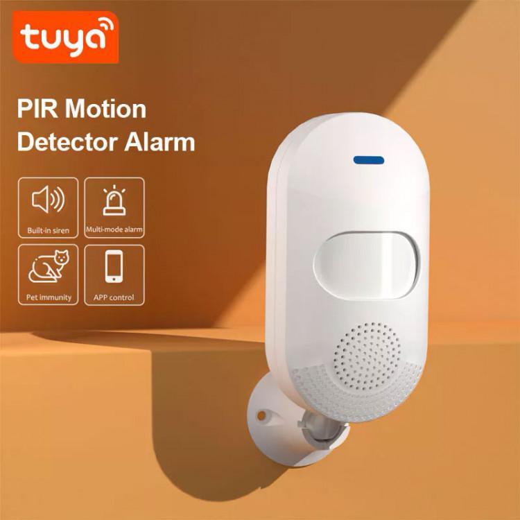 Сигнализация с датчиком движения и сиреной Tuya PIR Motion Alarm смарт мини с оповещением на смартфон - фото 5