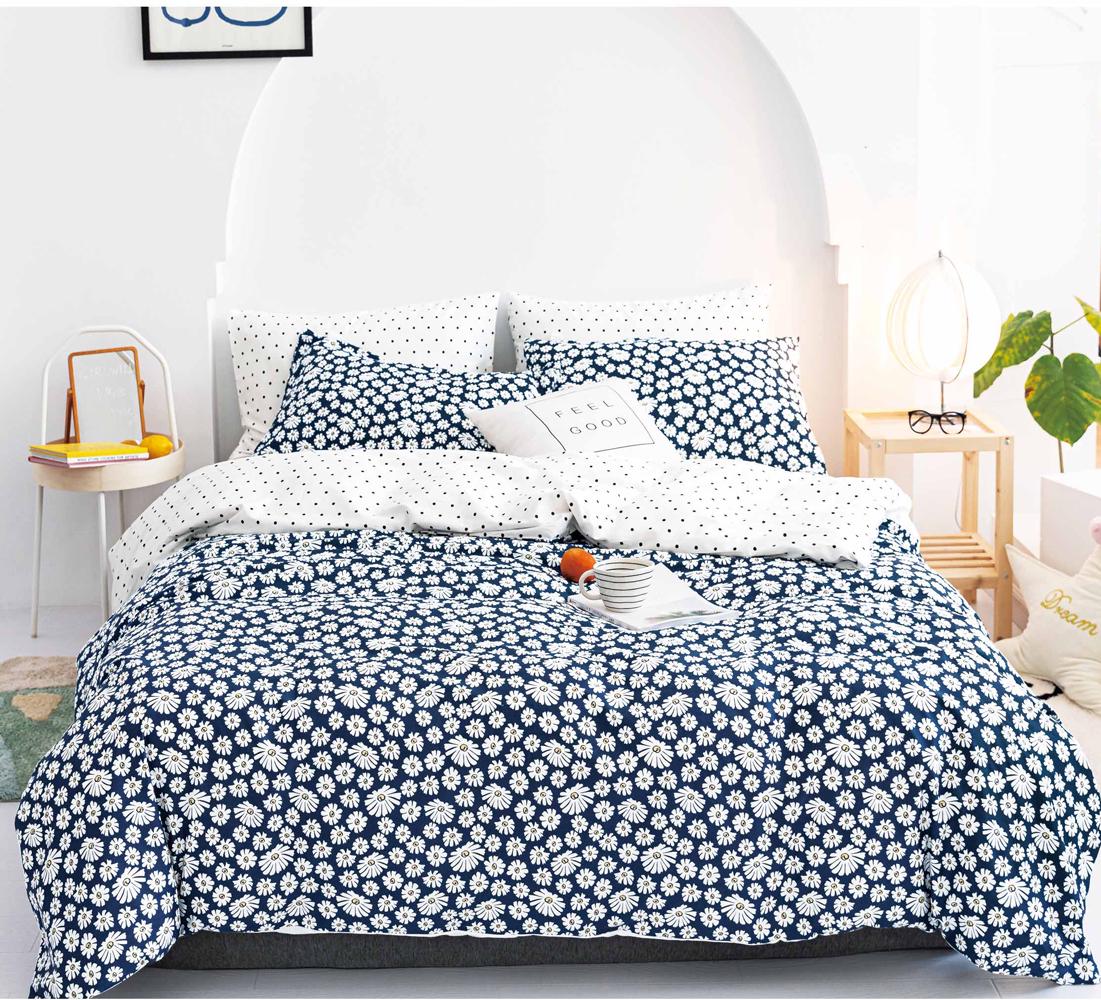 Комплект постельного белья Love You евро сатин XC2116 (32054)