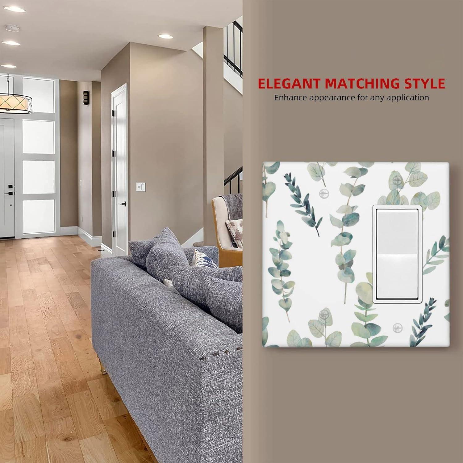 Розеточная пластина для домашнего декора Amazon x0036nar4x Белый - фото 6