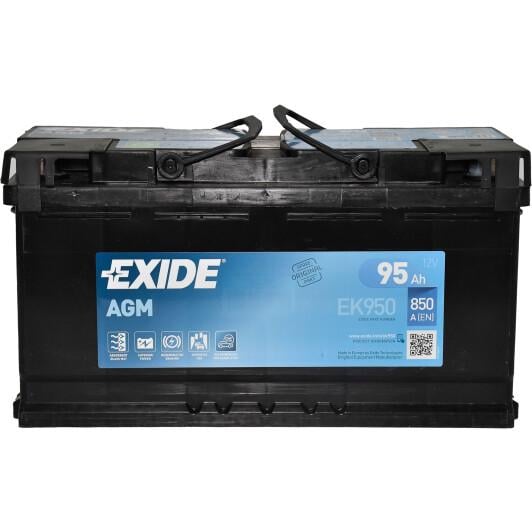 Аккумулятор EXIDE AGM R EN850 95 Ah-12 V 353х175х190 мм (EL954) Аккумулятор EXIDE AGM R EN850 95 Ah-12 V 353х175х190 мм (EL954)