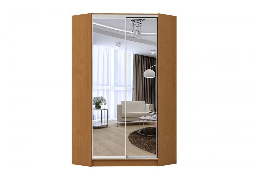 Шкаф-купе угловой Luхe Зеркало/Зеркало 1350х2100х600 мм Ольха (63750)