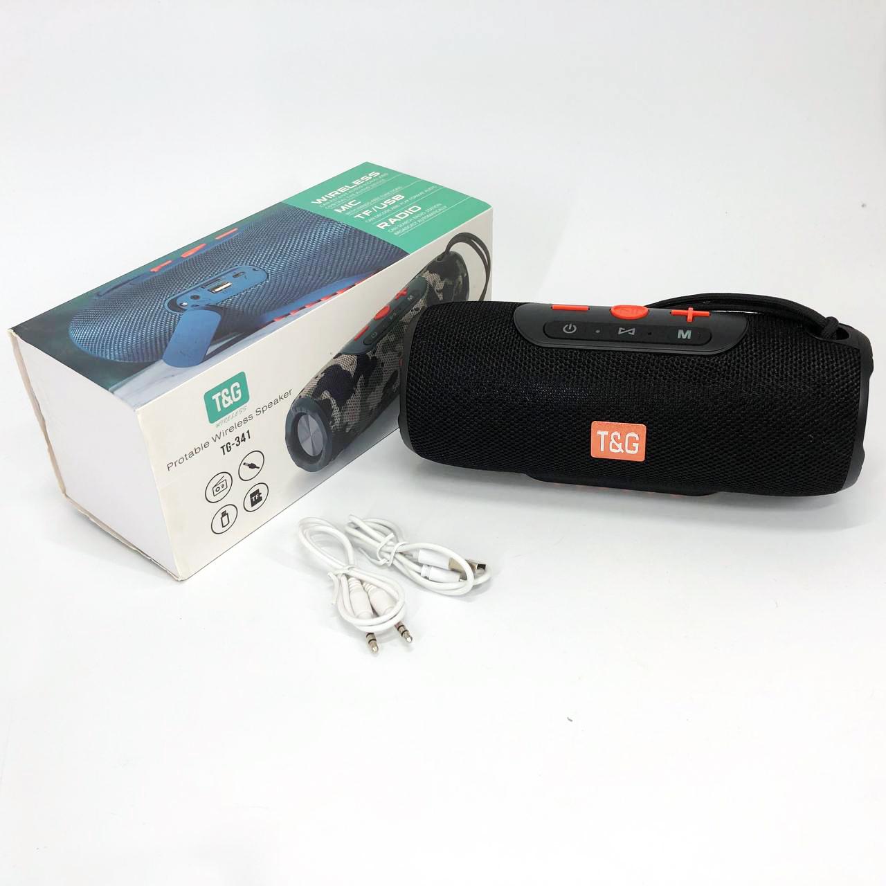 Портативна колонка Bluetooth TG341 зі шнурком Чорний - фото 9 Портативна колонка Bluetooth TG341 зі шнурком Чорний - фото 9