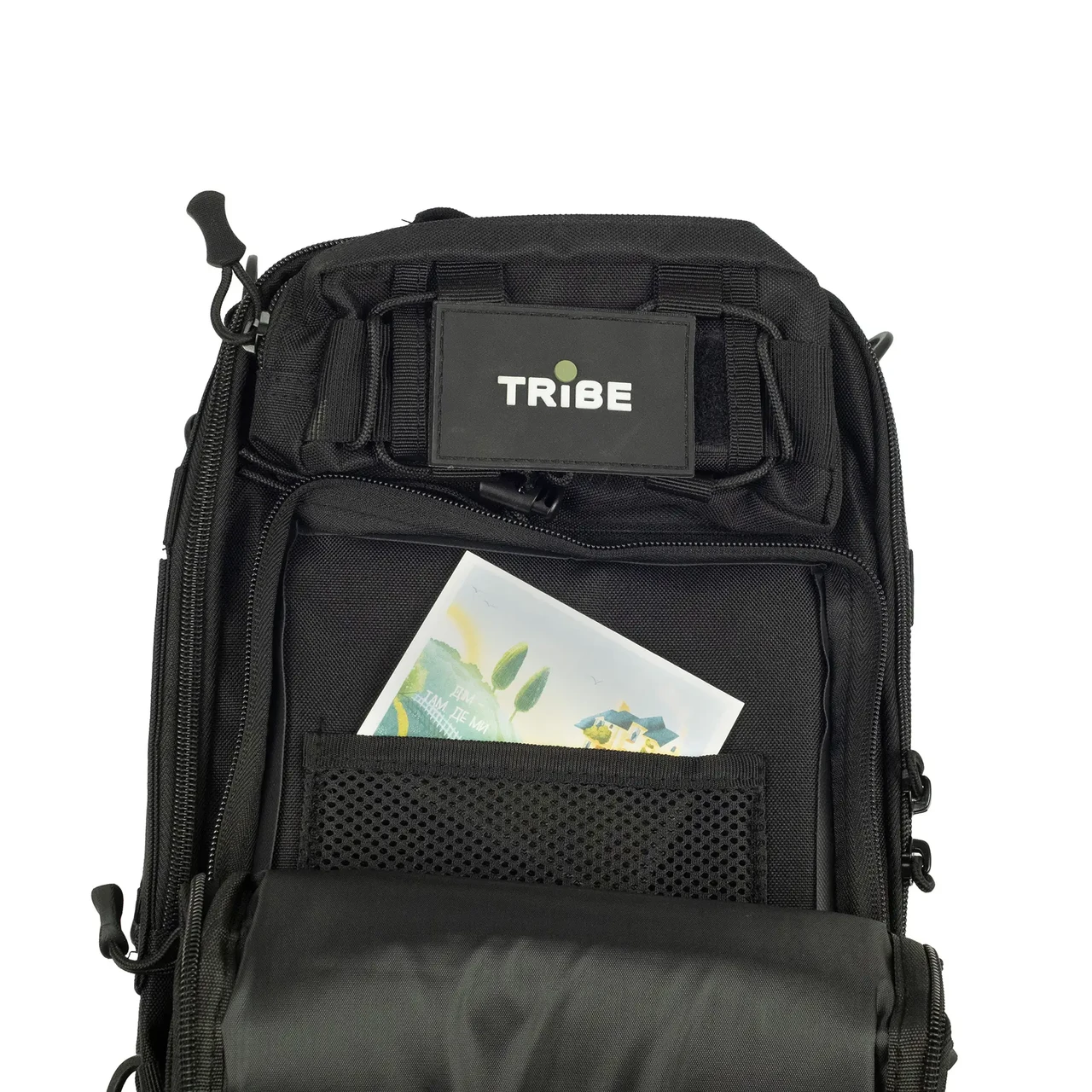 Сумка через плече Tribe Sling Pack T-IE-0003 6,5 л Black (T-IE-0003-black) - фото 6