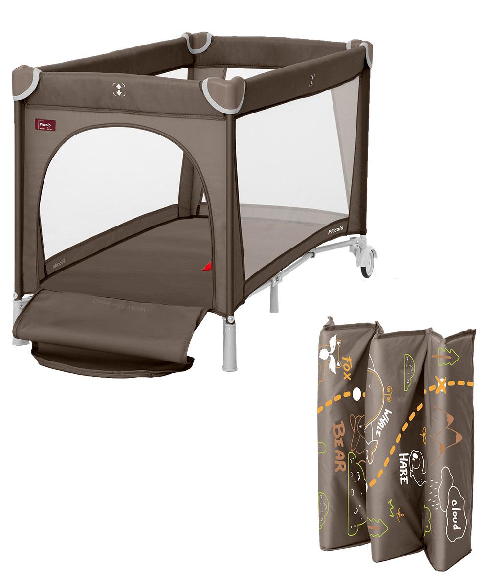 Манеж дитячий Carrello Piccolo+ з двохрівневим дном Chocolate Brown (CRL-18102) - фото 2 Манеж дитячий Carrello Piccolo+ з двохрівневим дном Chocolate Brown (CRL-18102) - фото 2