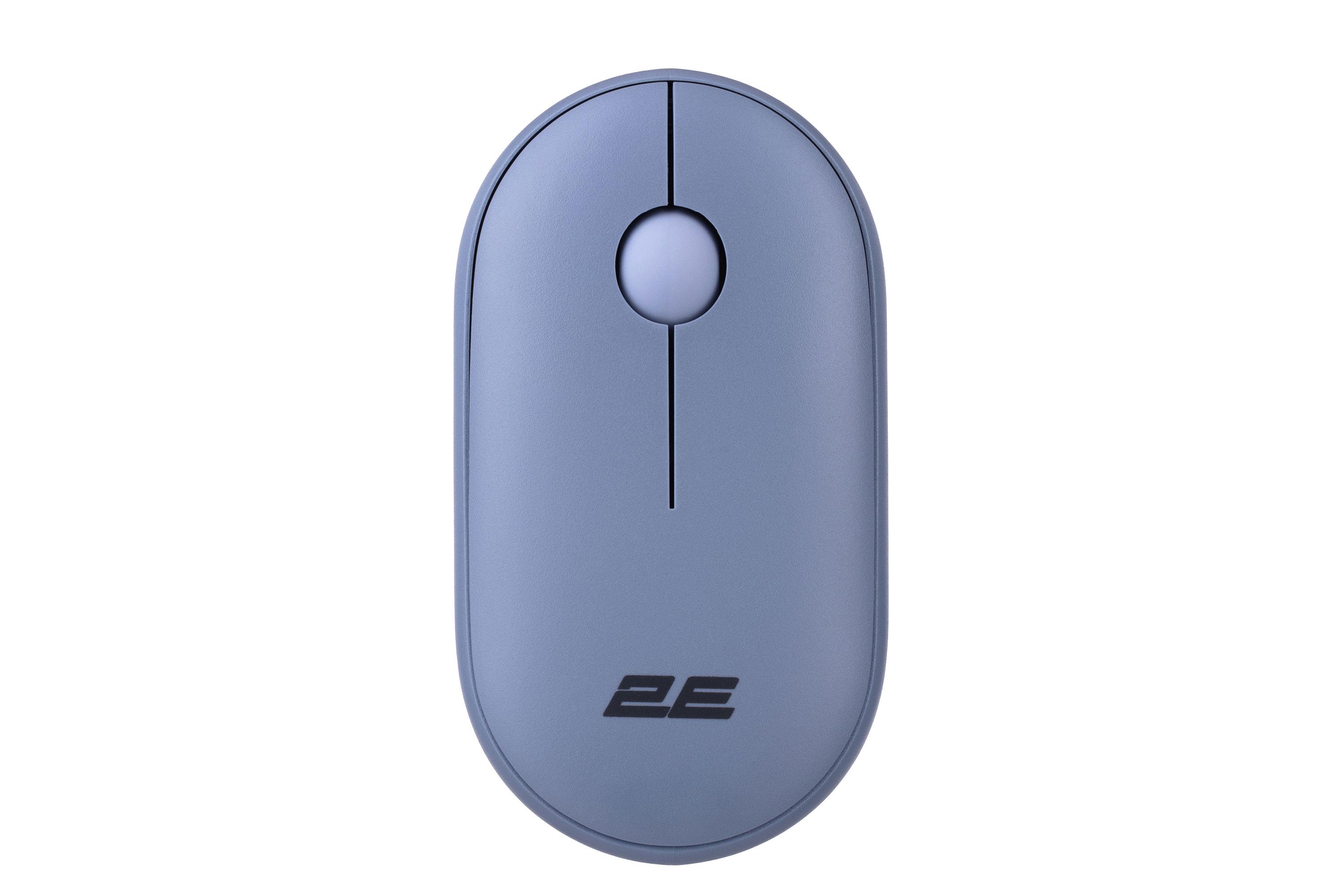 Комп'ютерна мишка бездротова 2E MF300 Silent Plug & Play Синій (2E-MF300WBL)