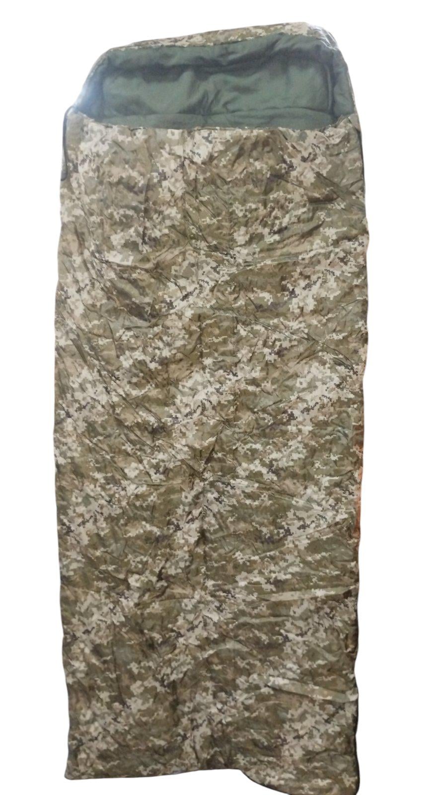 Спальный мешок Hollosoft 200 Slimtex150 Флис 200 Oxford 4000 мм в.ст. YKK 95х220 см ММ14 Пиксель (СП ЗАХ)