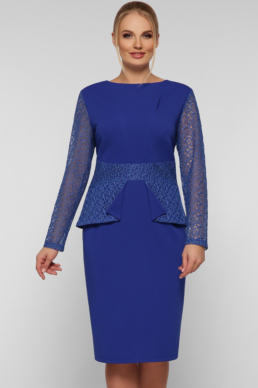 Платье VLAVI Дженифер р. 52 Электрик (126702-52) - фото 6 Платье VLAVI Дженифер р. 52 Электрик (126702-52) - фото 6