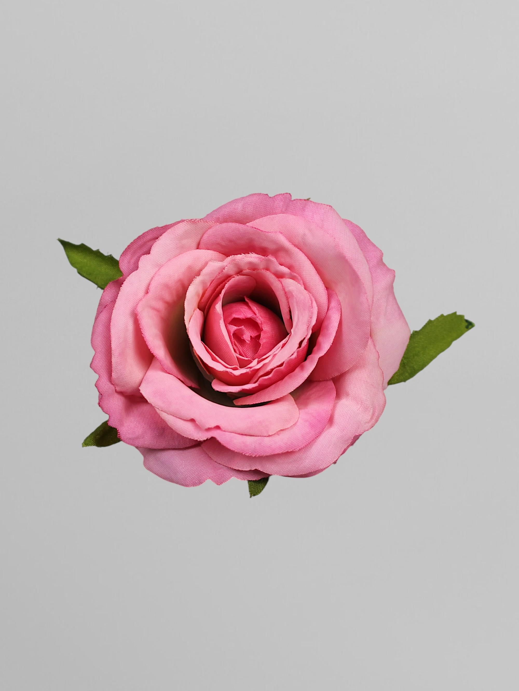 Головка розы искусственная 6 см Розовый (К02145)