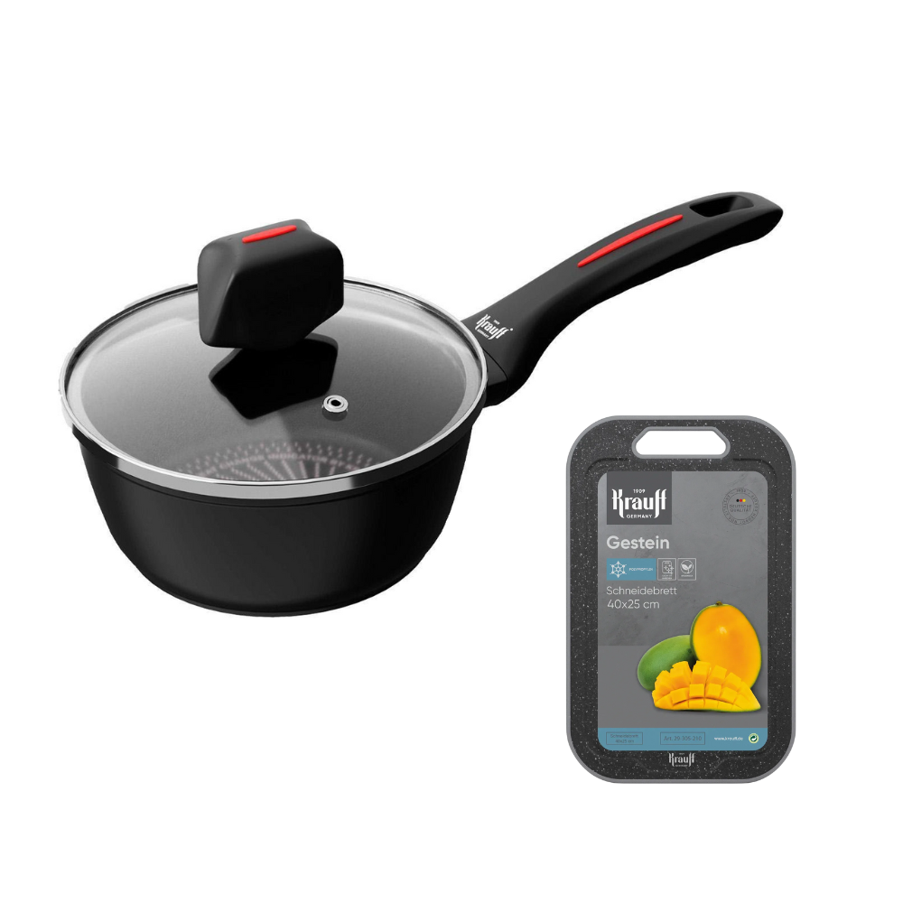 Ковш Krauff Smart Fry с кухонными досками (28820)