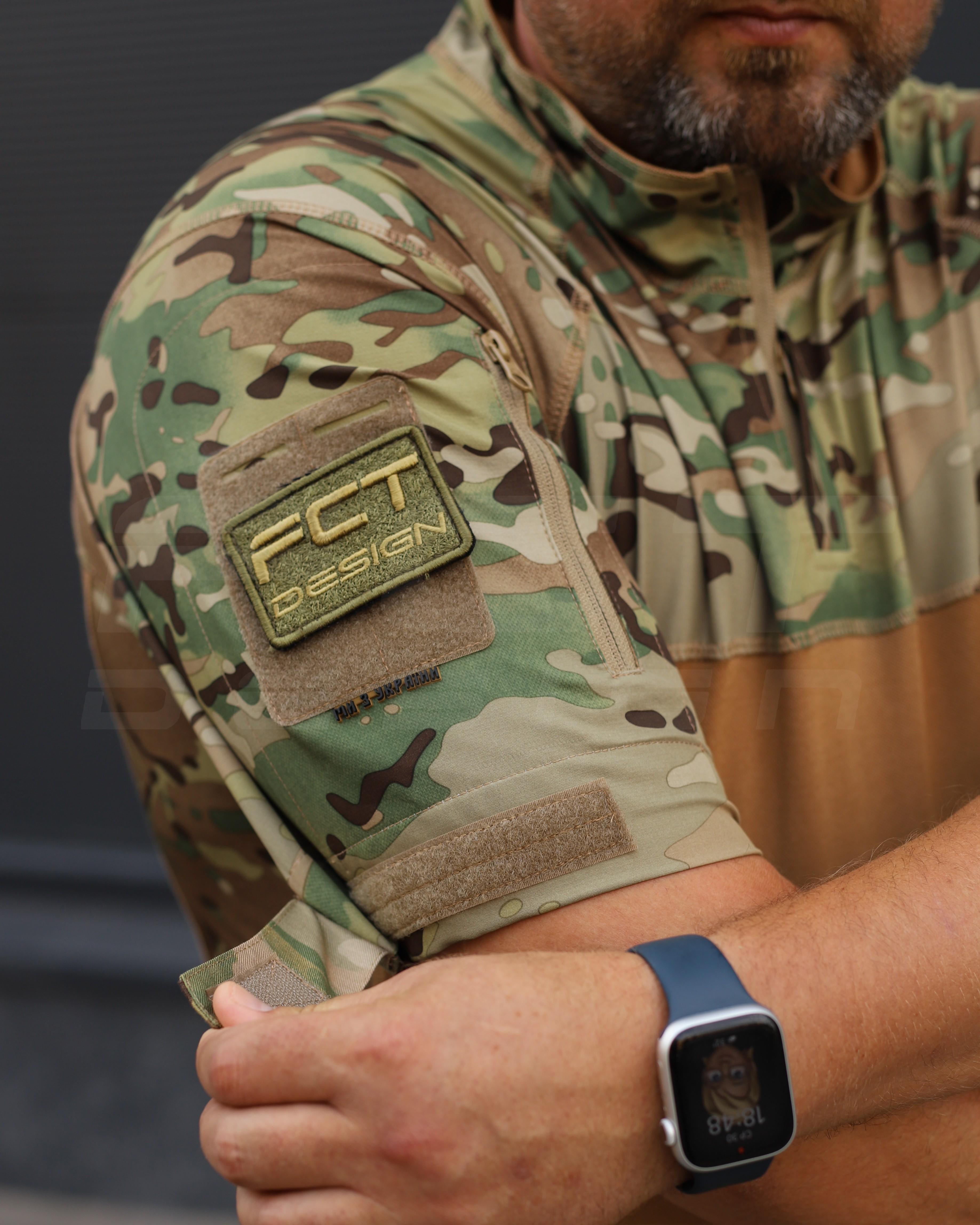 Сорочка убакс бойова FCT Design Страйкер з коротким рукавом р. 54 Мультикам - фото 6 Сорочка убакс бойова FCT Design Страйкер з коротким рукавом р. 54 Мультикам - фото 6