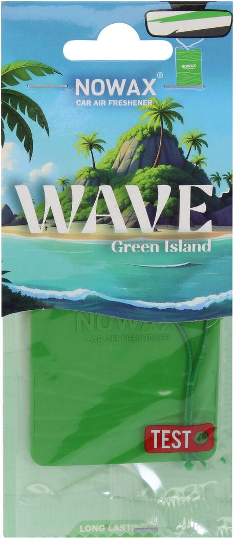 Ароматизатор Nowax Wave Green Island подвесной лист (NX07777)