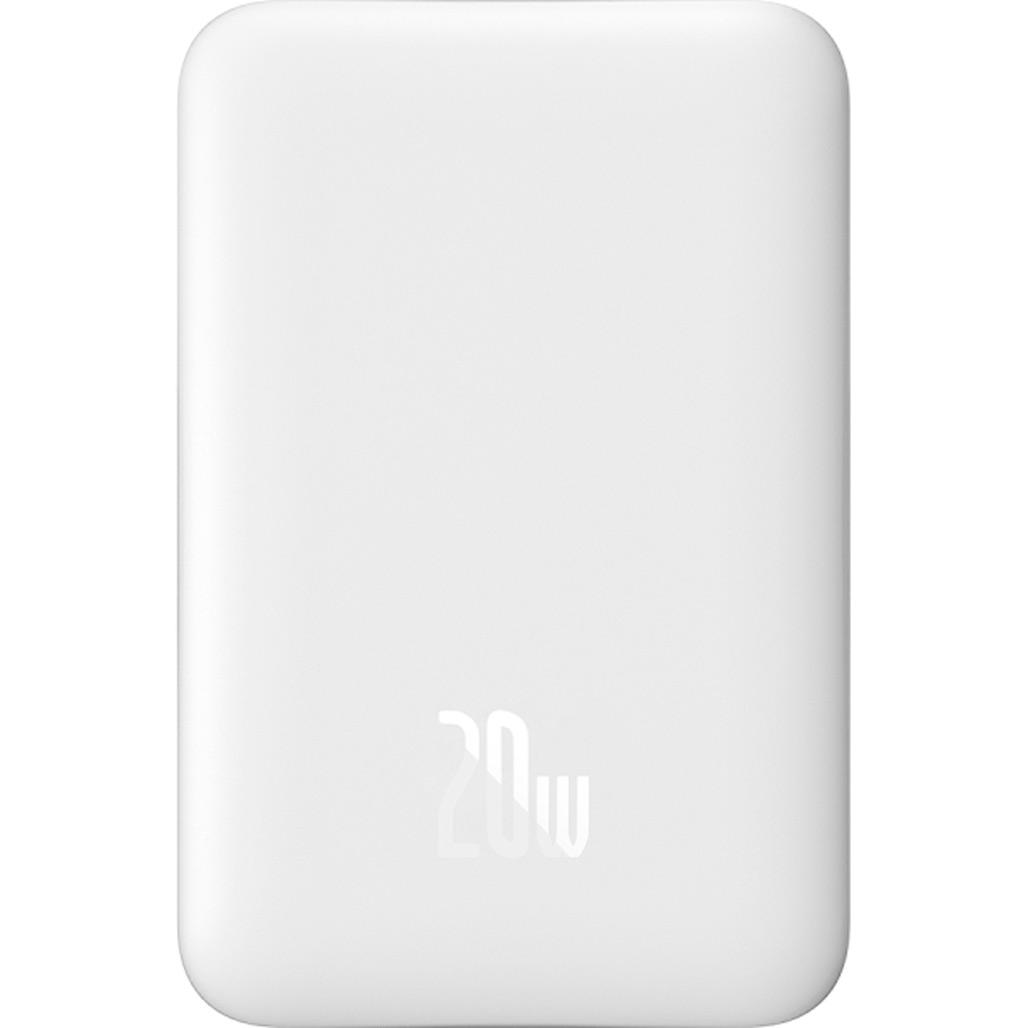 Внешний аккумулятор Baseus Magnetic Bracket Mini 10000 mAh 20W White (P10059001223-00) - фото 1