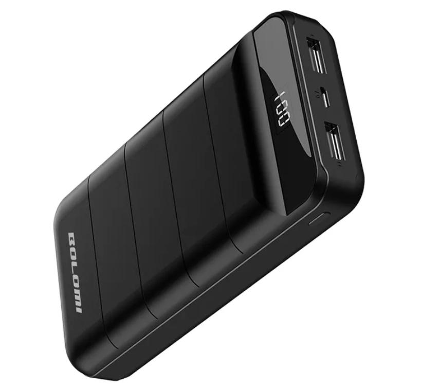Повербанк Bolomi S30 50000 mAh Чёрный (9863568) - фото 2 Повербанк Bolomi S30 50000 mAh Чёрный (9863568) - фото 2