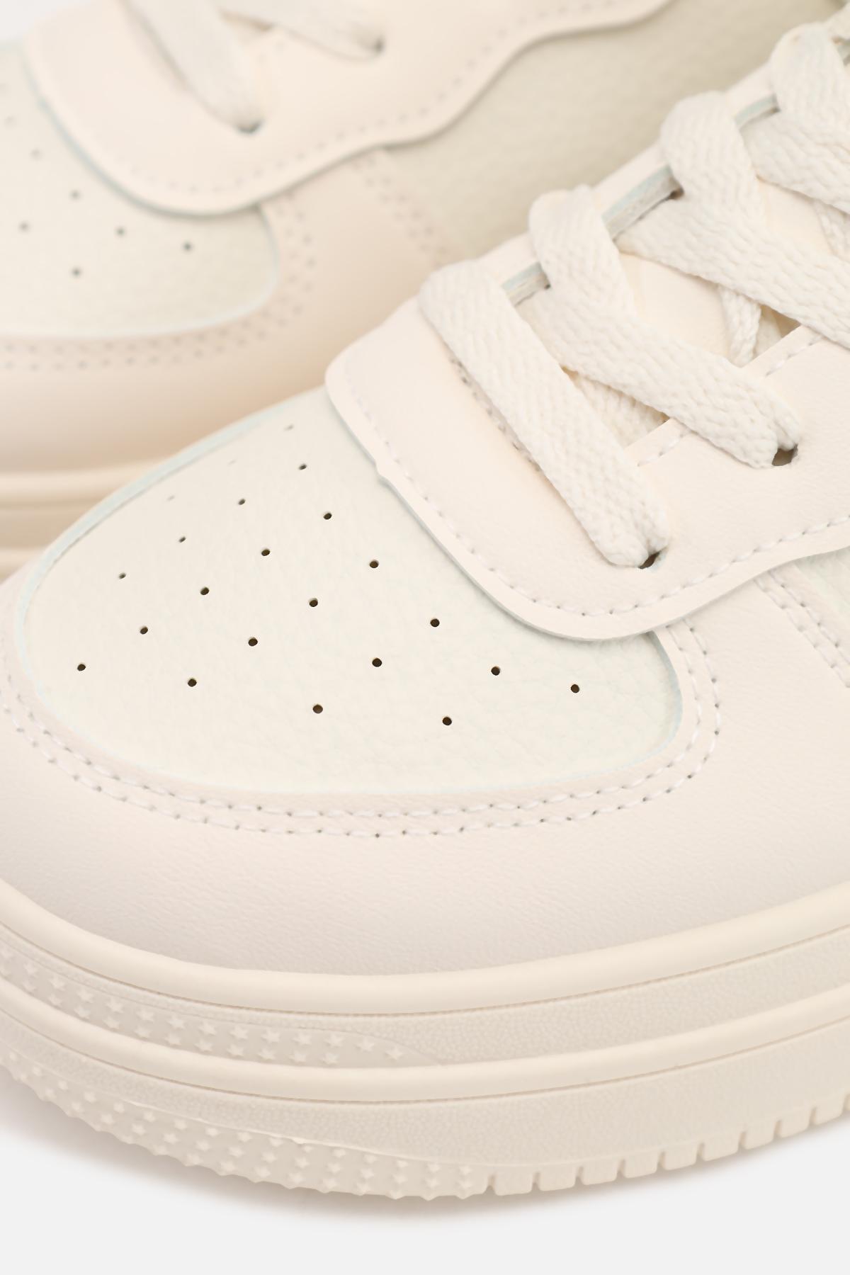 Кеды женские ЦБ-00273562 р. 38 Молочный (SKT001055289) - фото 4 Кеды женские ЦБ-00273562 р. 38 Молочный (SKT001055289) - фото 4