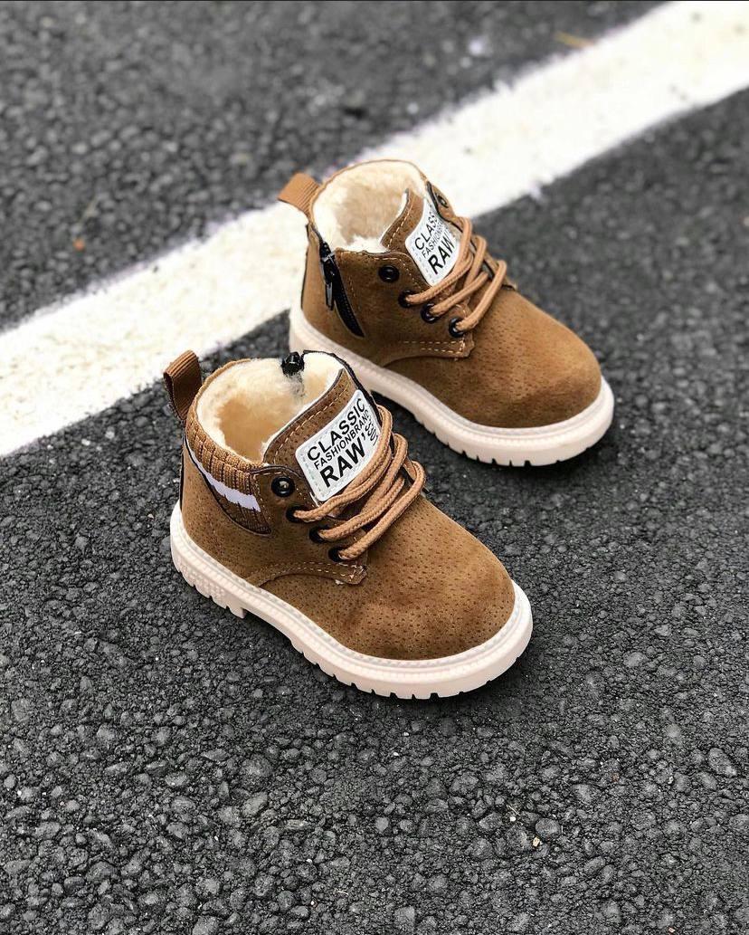 Ботинки зимние детские р. 21 Коричневый (754) - фото 6 Ботинки зимние детские р. 21 Коричневый (754) - фото 6