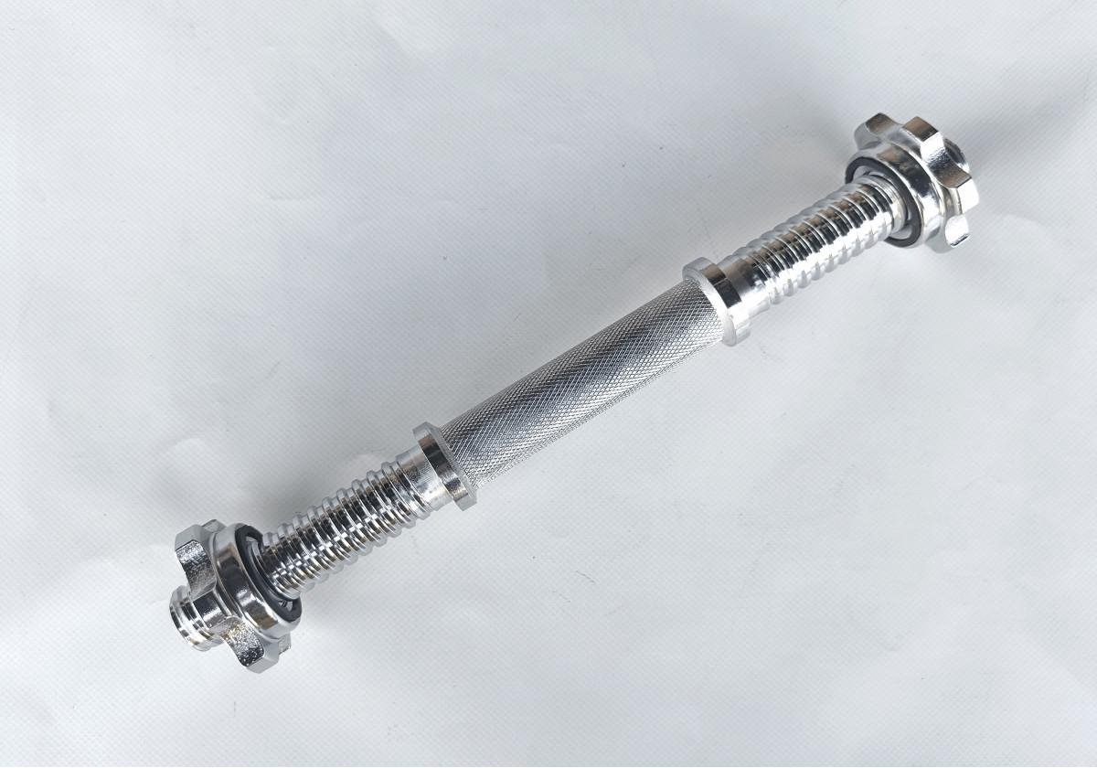 Гриф гантельный EasyFit 35 см Ø 28 мм Хром (EF-8040) - фото 2 Гриф гантельный EasyFit 35 см Ø 28 мм Хром (EF-8040) - фото 2