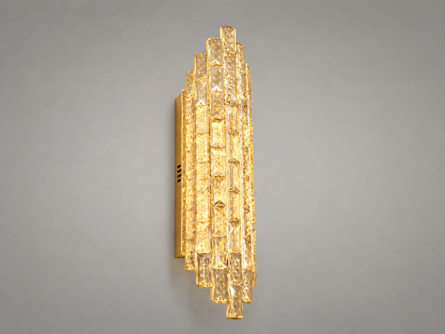 Бра хрустальное LED 13 Вт Золотой (270B-530G)