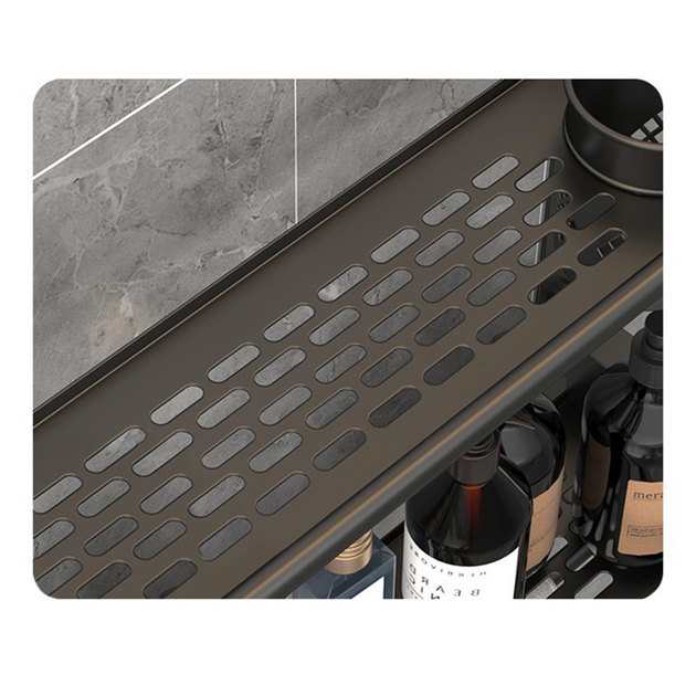 Полиця у ванну кімнату для рушників та шампунів 39,5х18 см (AND-105-20-22PCS) - фото 6 Полиця у ванну кімнату для рушників та шампунів 39,5х18 см (AND-105-20-22PCS) - фото 6