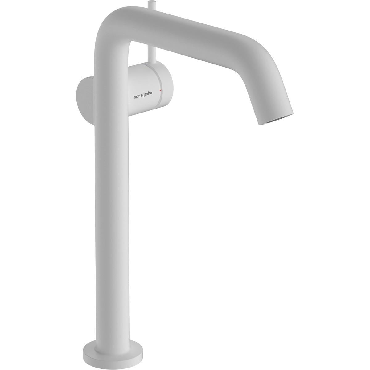 Смеситель для раковины Hansgrohe Tecturis S однорычажный Белый матовый (37463165)
