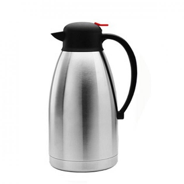 Термос-чайник вакуумный Stenson MT-4511 с ручкой из нержавеющей стали 3 л Серебристый