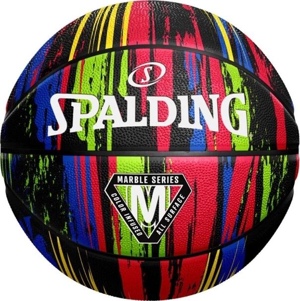 Баскетбольный мяч Spalding MARBLE BALL р. 7 Черный (84398Z)