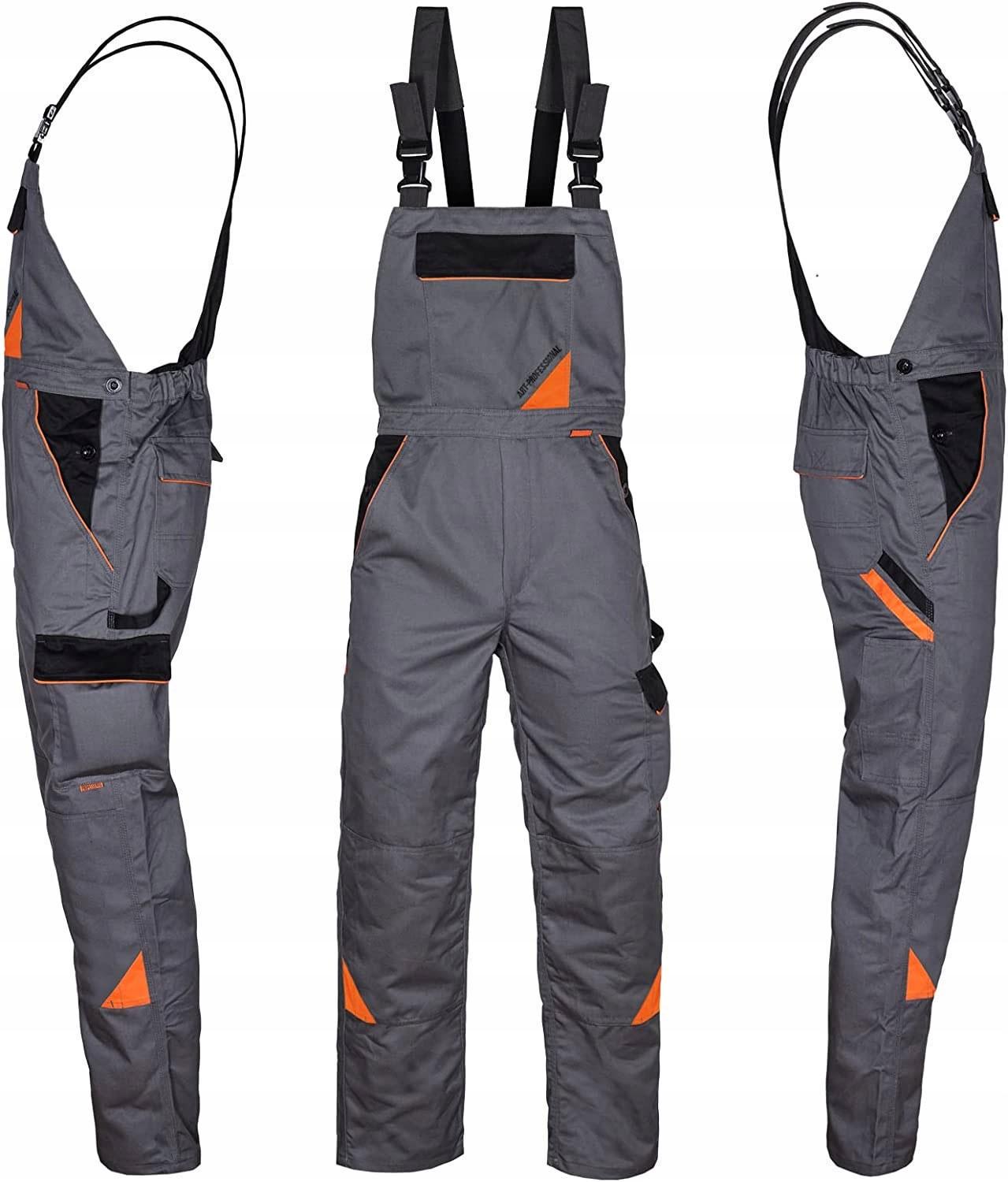 Робочий напівкомбінезон підвищеної щільності Professional р. 64 Grey (30584165) - фото 3