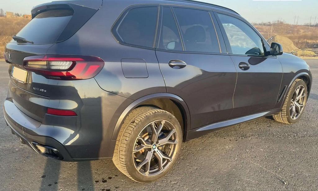 Комплект боковых порогов M Sport Paket 1234 Upgrade для BMW X5 G05 2019- гг. abs-пластик Серый