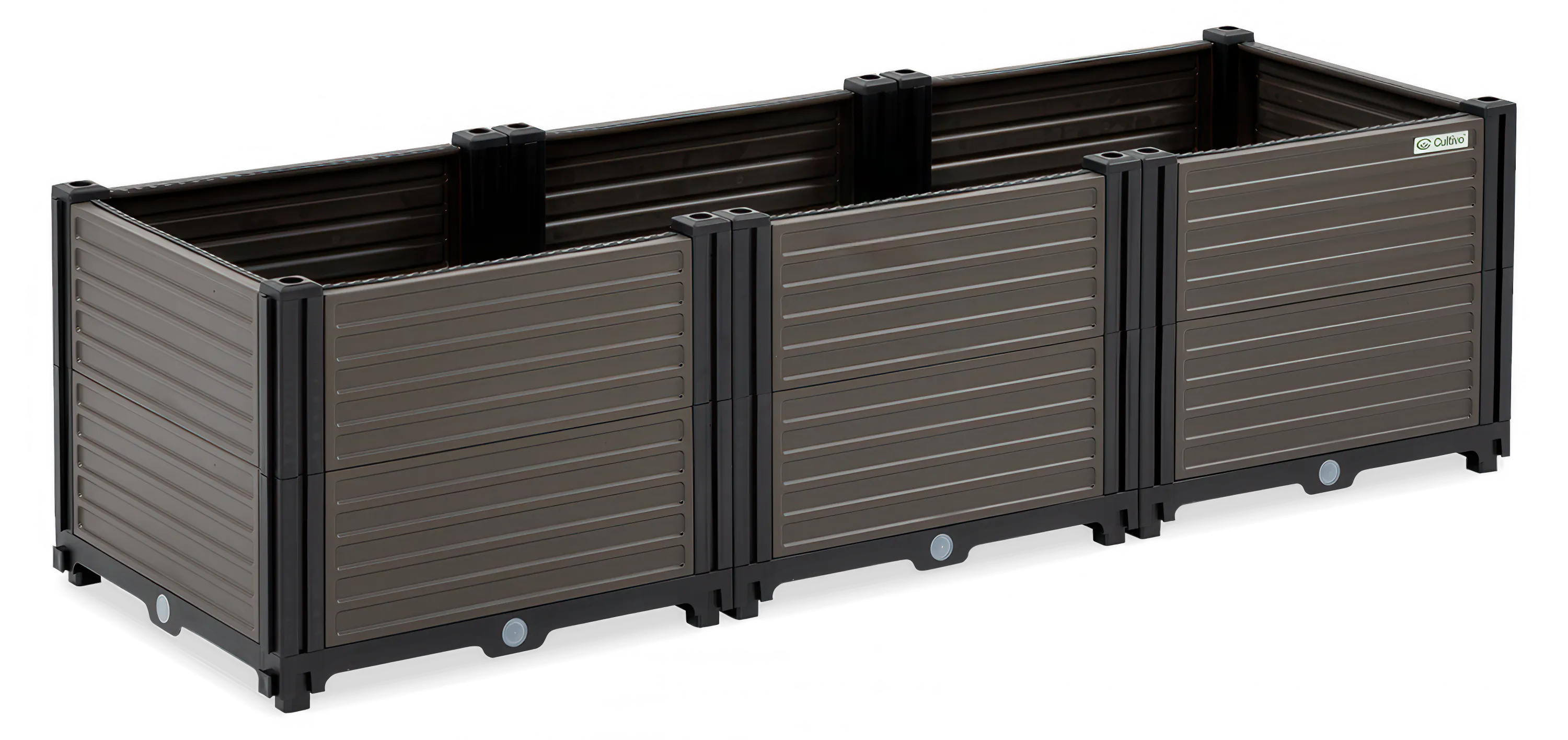 Ящик для вирощування квітів вуличний Cultivo Grow Box з автополивом L 141 л 123x41x31 см (FCG_005438)