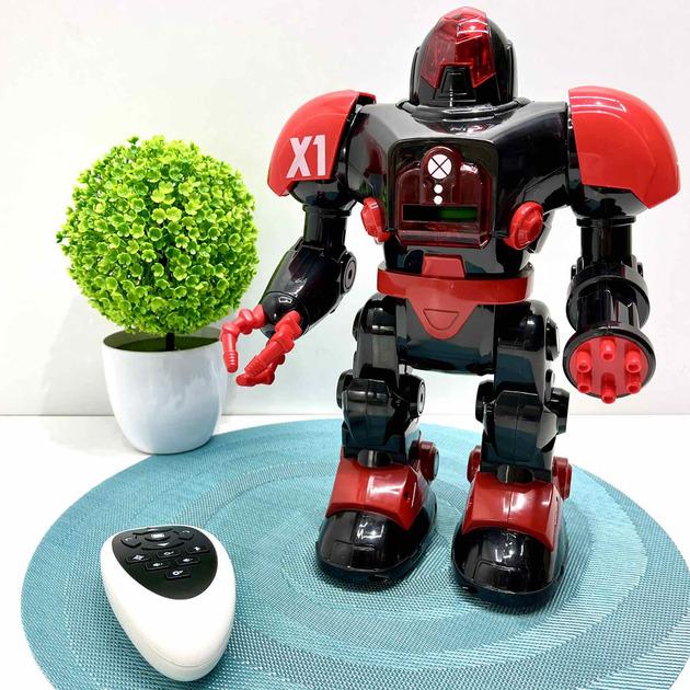 Робот на радиоуправлении интерактивный 30 см Красный (27116)