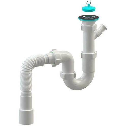Сифон для раковины SoloPlast Н0110 1 1/2" впуск Белый (127273) Сифон для раковины SoloPlast Н0110 1 1/2" впуск Белый (127273)