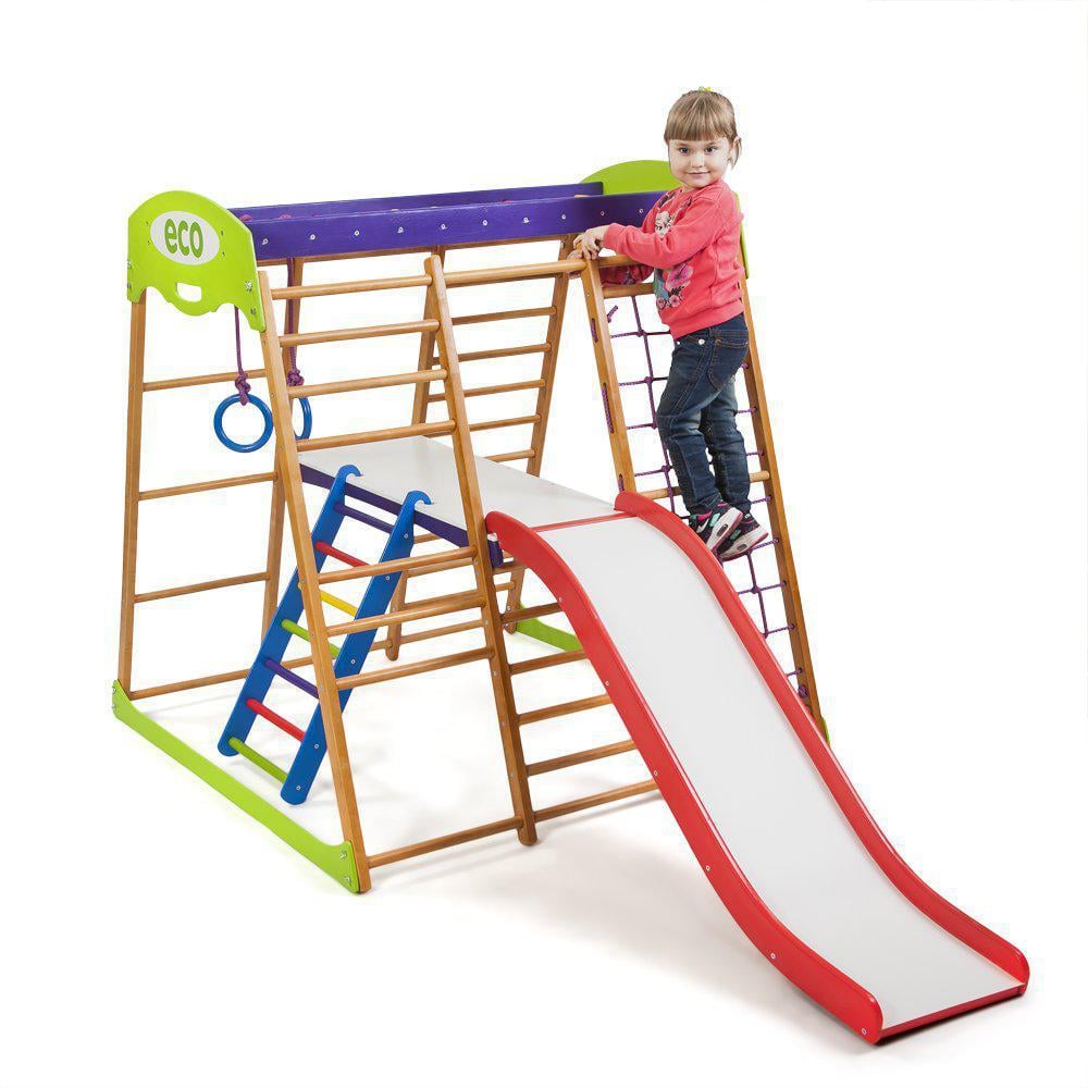 Детский спортивный комплекс для квартиры SportBaby Карамелька Plus 2 (karamelka-Plus-2-4)