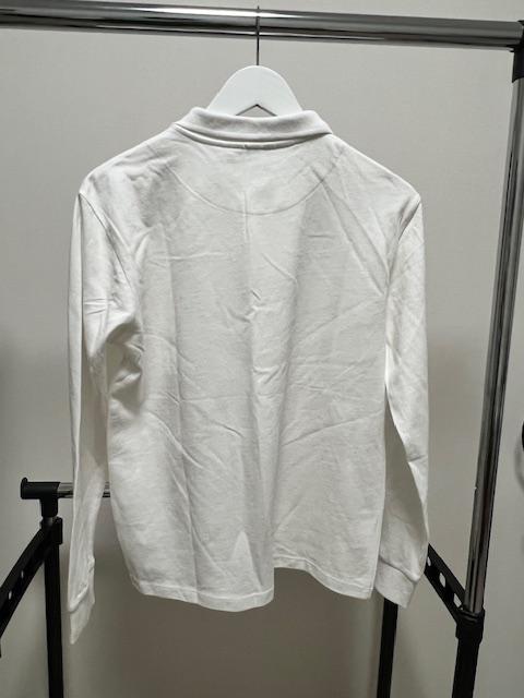 Поло с длинным рукавом Zara 13-14 лет до 164 см Белый (30166253) - фото 7