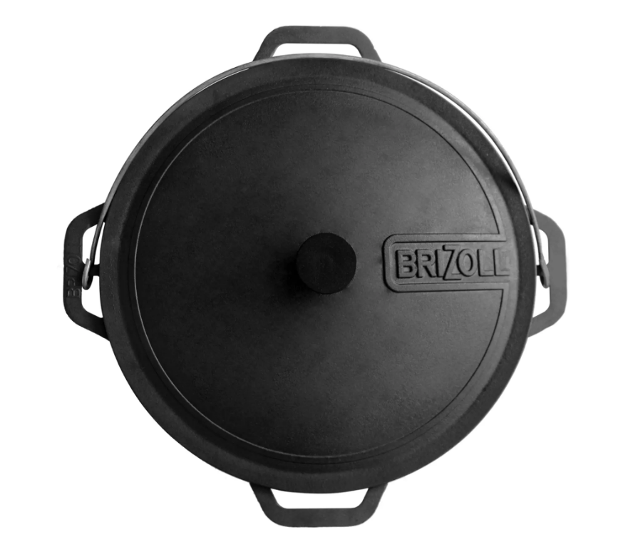 Казан азиатский Brizoll на 6 л чугунный с крышкой Черный (22-13-KA06-1) - фото 3 Казан азиатский Brizoll на 6 л чугунный с крышкой Черный (22-13-KA06-1) - фото 3