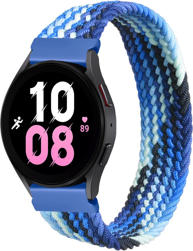 Ремінець Solo Loop Multi для Galaxy Watch 5 44 мм 145 мм Blue/White (29631-62)