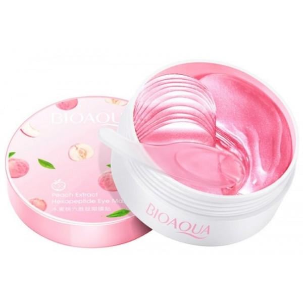 Патчи для глаз гидрогелевые BIOAQUA с экстрактом персика 60 шт.