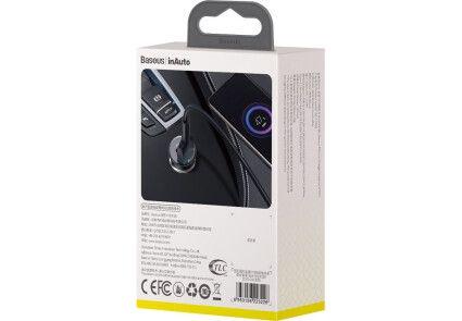 Автомобільний зарядний пристрій BASEUS Circular Metal PPS Quick Charger Black (CCYS-C01) - фото 7 Автомобільний зарядний пристрій BASEUS Circular Metal PPS Quick Charger Black (CCYS-C01) - фото 7