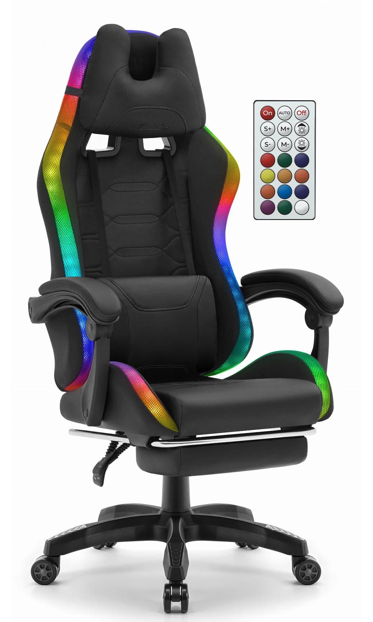 Офисное кресло Hell's HC-1039 ткань LED RGB