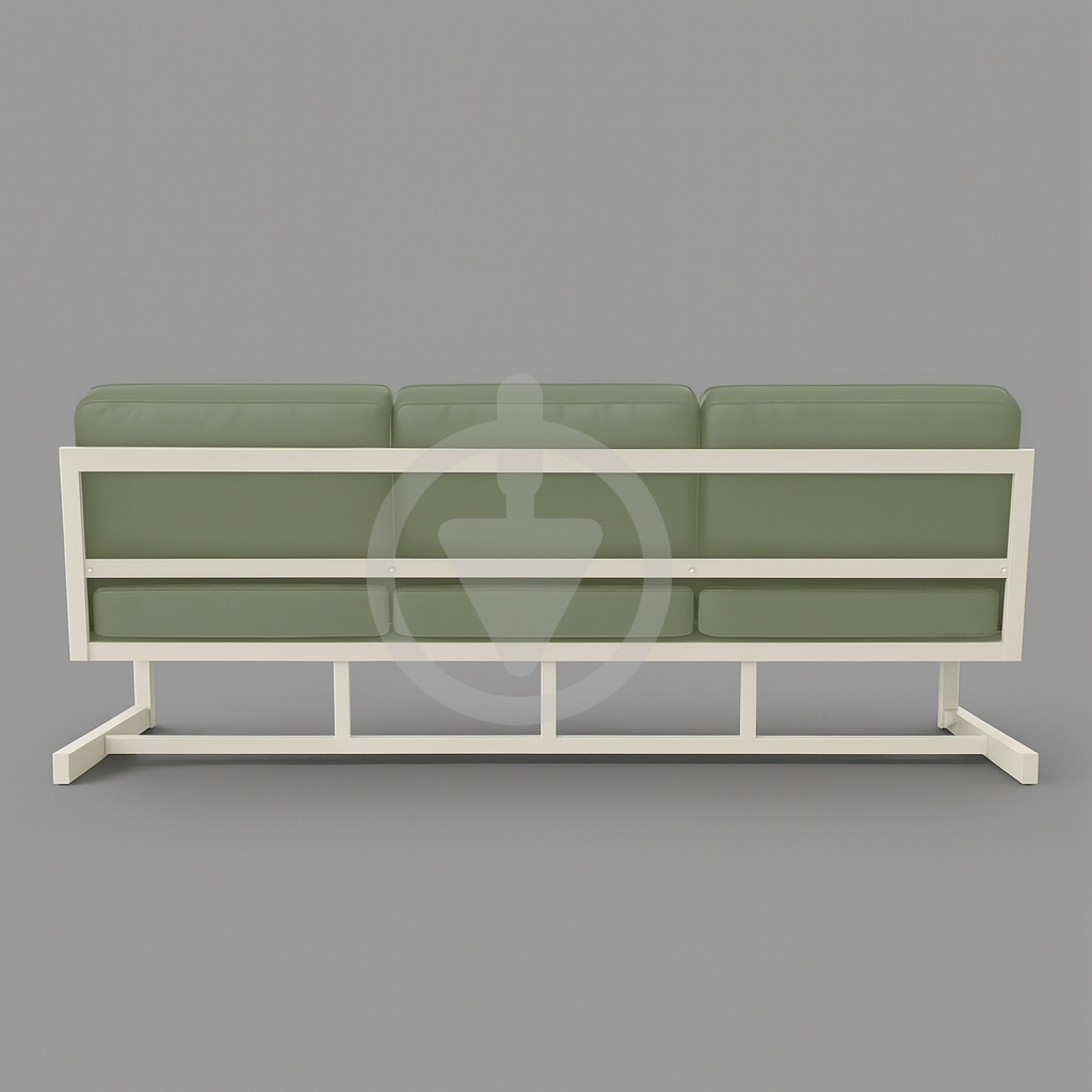 Диван металевий AVVS tech Атлас вуличний лофт екошкіра з підлокотниками 206 см Оливковий/Білий (30222819) - фото 3 Диван металевий AVVS tech Атлас вуличний лофт екошкіра з підлокотниками 206 см Оливковий/Білий (30222819) - фото 3