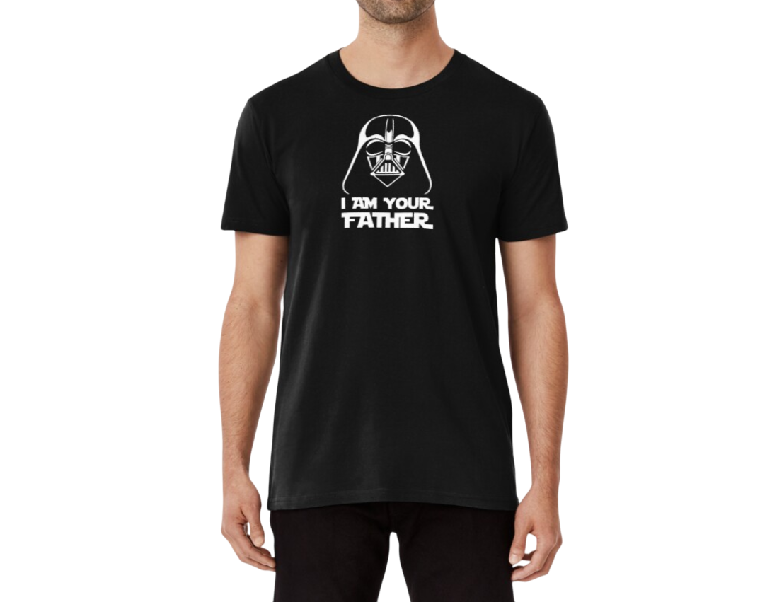 Футболка мужская Stedman с принтом и надписью "I am your father" XL Черный